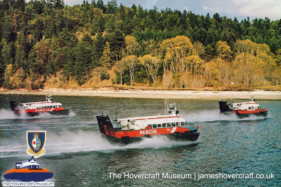 SRN6 with the Canadian Coastguard -  (credit: The <a href='http://www.hovercraft-museum.org/' target='_blank'>Hovercraft Museum Trust</a>).